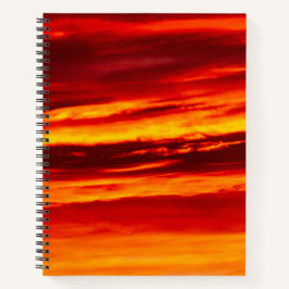 Cuaderno Brillante Red Sunset