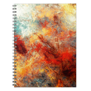 Cuaderno Brillantes salpicaduras artísticas. Color de pintu