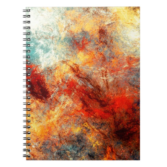 Cuaderno Brillantes salpicaduras artísticas. Color de pintu (Frente)