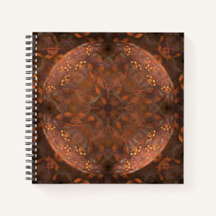 Cuaderno Brillo de Cobre Dorado