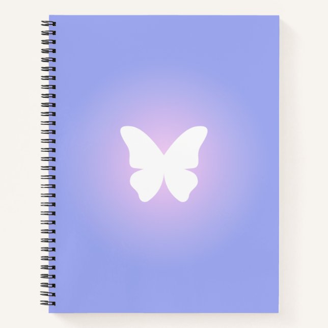Cuaderno Brillo de mariposa etéreo (Anverso)