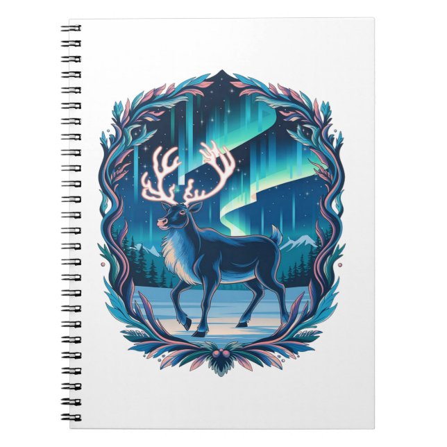 Cuaderno Brillo de reno mágico (Frente)