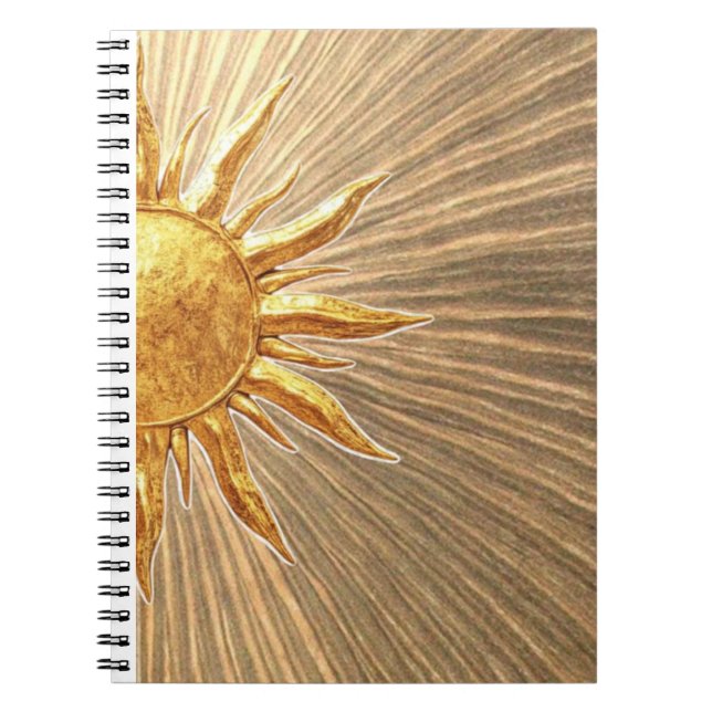 Cuaderno brillo del sol  (Frente)