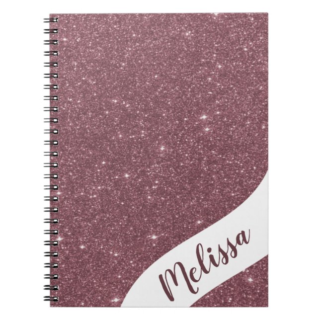 Cuaderno Brillo personalizado (Frente)