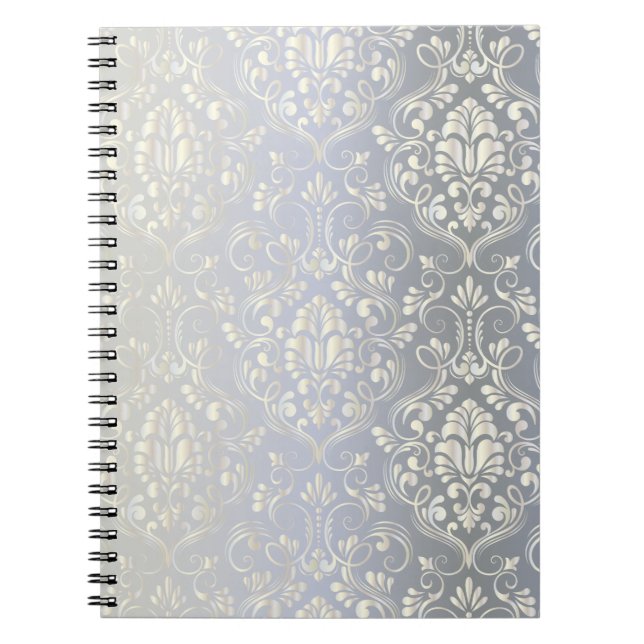 Cuaderno Brillo vintage de Damask (Frente)