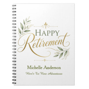 Cuaderno Brindis por nuevas aventuras nombre personalizado