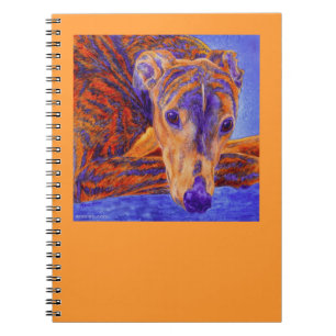 Cuaderno Brindle del galgo - "as "