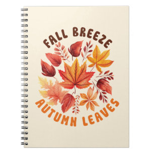 Cuaderno Brisa de caída, hojas otoñales - Foliage caprichos