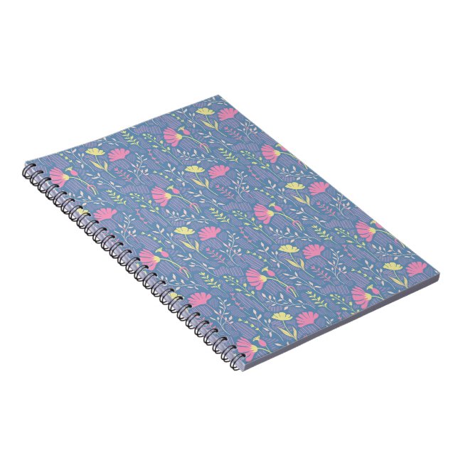 Cuaderno Brisa de pradera floreada (Lado Derecho)