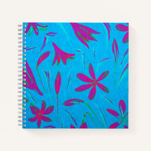 Cuaderno Brisa Flor Azul Verdoso