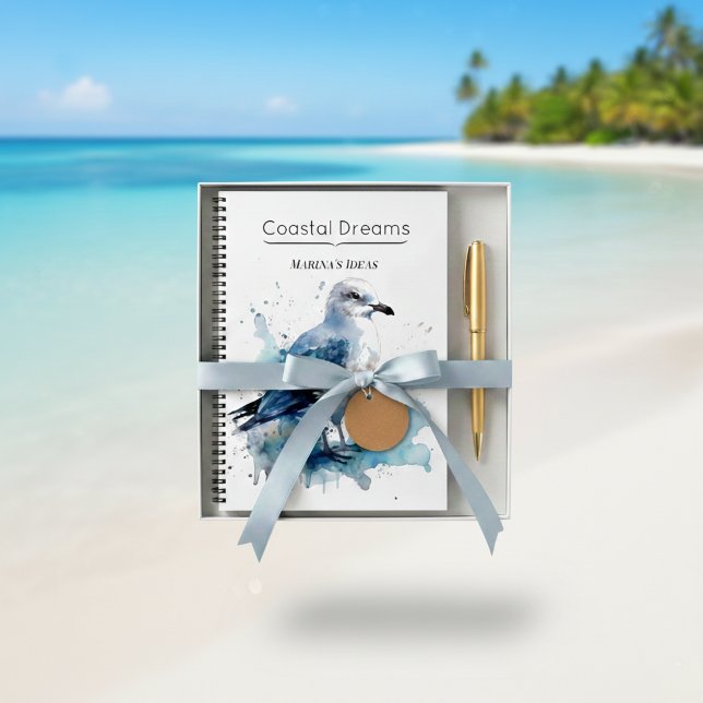 Cuaderno Brisa oceánica: Gaviota acuática (Subido por el creador)