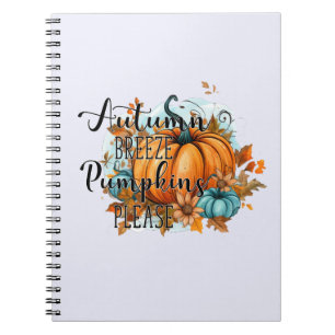 Cuaderno Brisa otoñal, calabazas, por favor - Cosmoquetas b