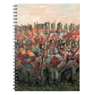 Cuaderno British infantry Napoleonic wars painting 