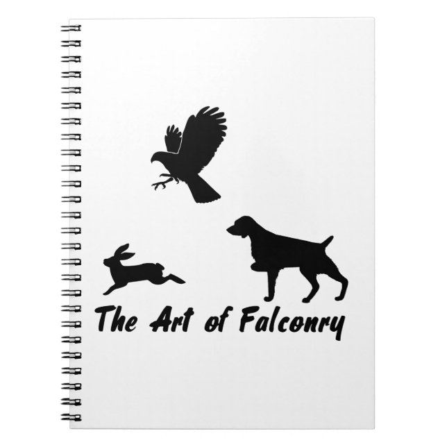Cuaderno Brittany Spaniel y Falconry (Frente)