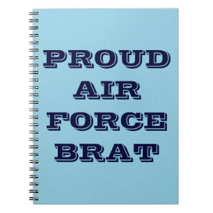Cuaderno Broat de la Fuerza Aérea Orgullosa para portátiles