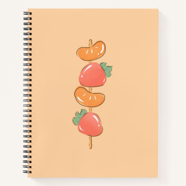 Cuaderno Brocheta de frutas brillantes (Anverso)