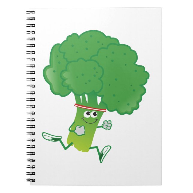 Cuaderno Brócoli Retro Corredor (Frente)