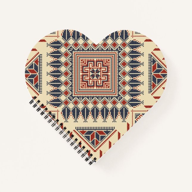 Cuaderno Broderie palestinienne traditionnelle (Anverso)