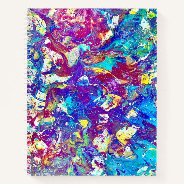 Cuaderno Broken Mood Ring Series No. 1 – Fractured Spectrum (Anverso)