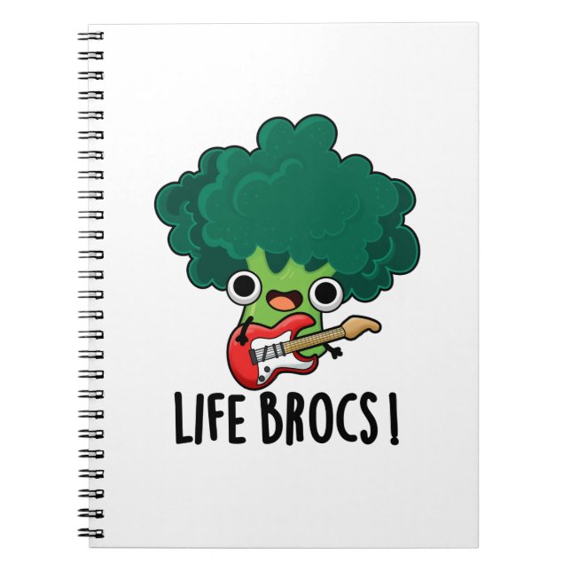 Cuaderno Bromas de Brócoli Veggie Divertido La Vida Molan  (Frente)