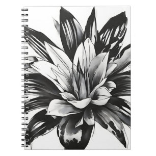 Cuaderno Bromelia - Flores de acuarela