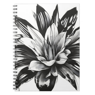 Cuaderno Bromelia - Flores de acuarela