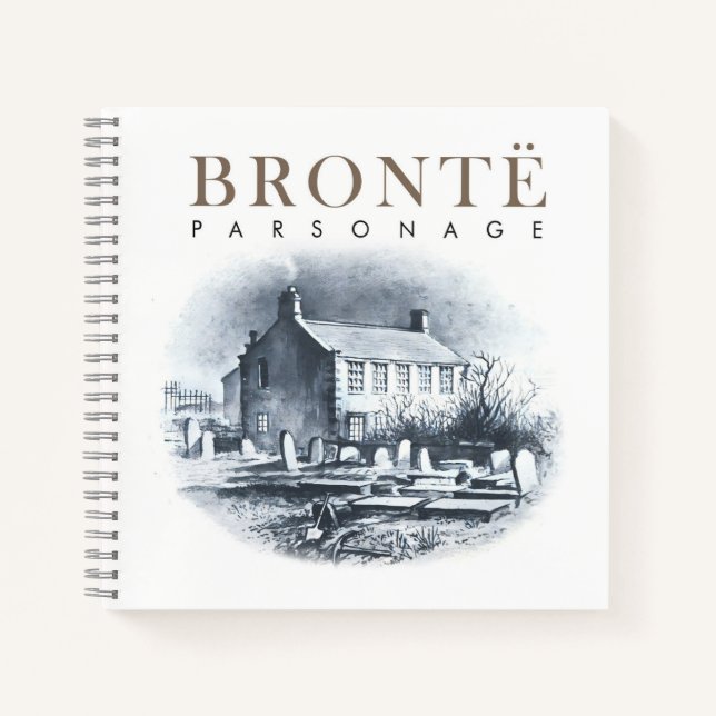 Cuaderno Bronte Parsonage Home of the Brontes (Anverso)