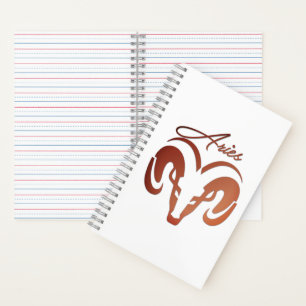 Cuaderno Bronze Aries el Ram Zodiac