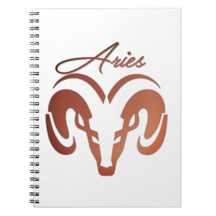Cuaderno Bronze Aries el Ram Zodiac