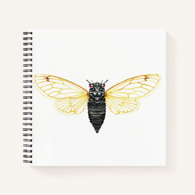 Cuaderno Brood X Cicada Periódica A 17 Años (Anverso)