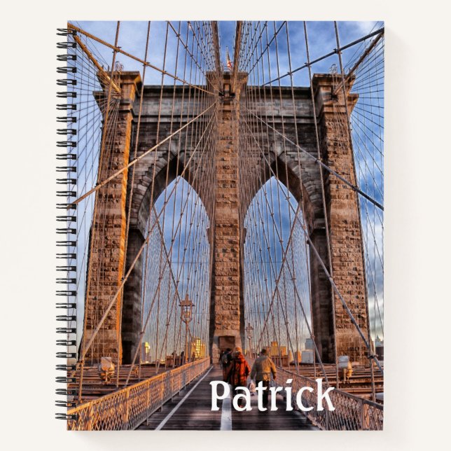 Cuaderno Brooklyn Bridge New York (Anverso)