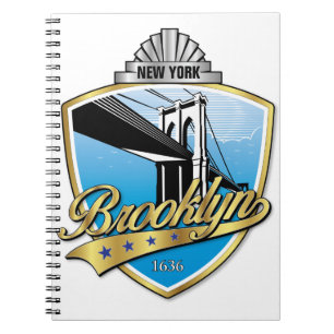 Cuaderno Brooklyn Design Gold