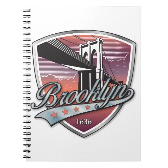 Cuaderno Brooklyn Design Silver (Frente)
