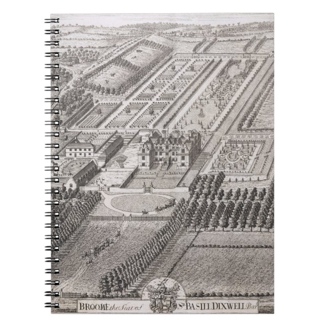 Cuaderno Broome, el asiento de sir Basil Dixwell, de 'Thirt (Frente)