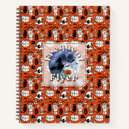 Cuaderno Broomstick de travesía frecuente de Halloween para