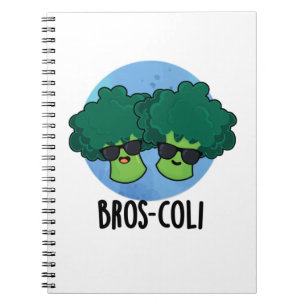 Cuaderno Bros-coli divertido brócoli vegetal broma