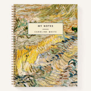 Cuaderno Brotes de cepillo de Van Gogh personalizados