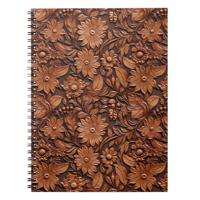 Cuaderno Brown Boho Floral (Frente)
