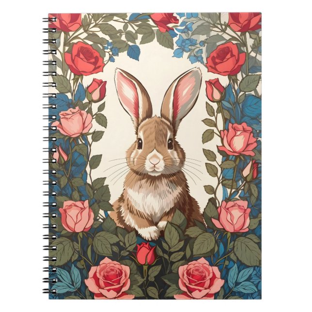 Cuaderno Brown Bunny Rosa Garden (Frente)