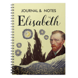 Cuaderno brown VanGogh unique name
