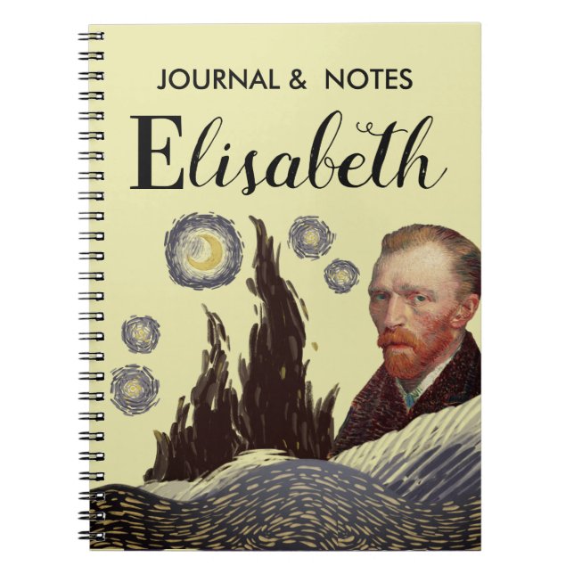 Cuaderno brown VanGogh unique name  (Frente)