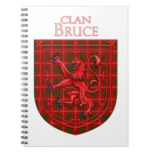 Cuaderno Bruce Tartan Scottish Plaid Lion Rampant