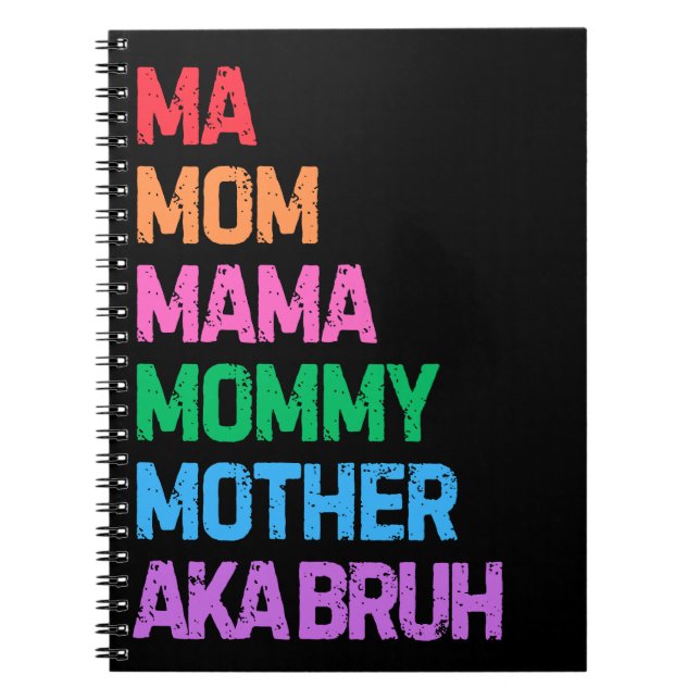 Cuaderno Bruh antes conocida como el regalo de mamá del día (Frente)