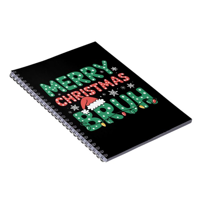 Cuaderno Bruh Meme Graciosamente Diciendo A Los Navidades D (Lado Derecho)