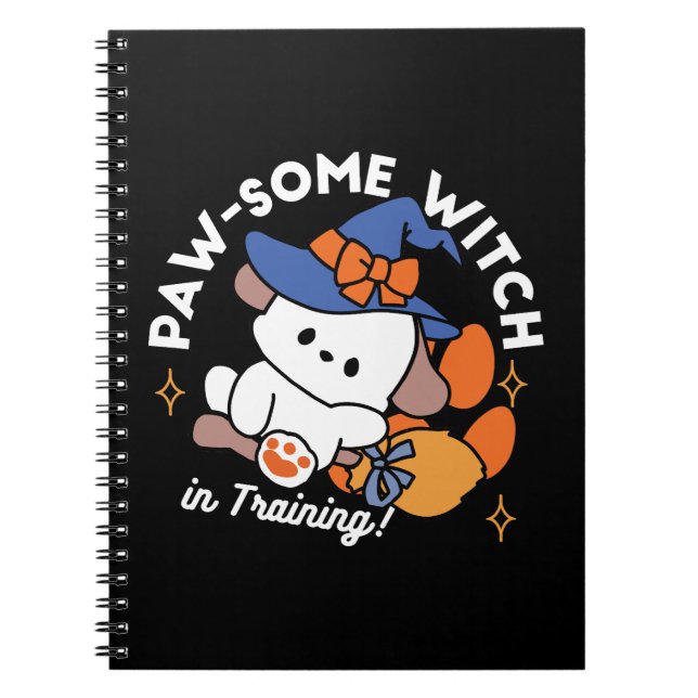 Cuaderno Bruja atractiva en entrenamiento - Perro de Hallow (Frente)