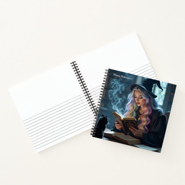 Cuaderno Bruja de Halloween (Interior)