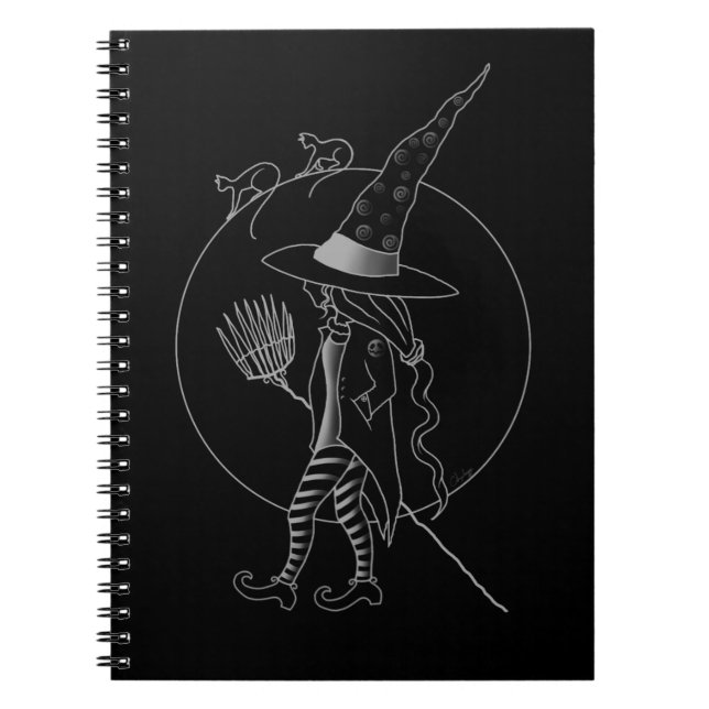 Cuaderno Bruja de Halloween (Frente)