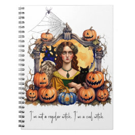 Cuaderno Bruja de Halloween con cita