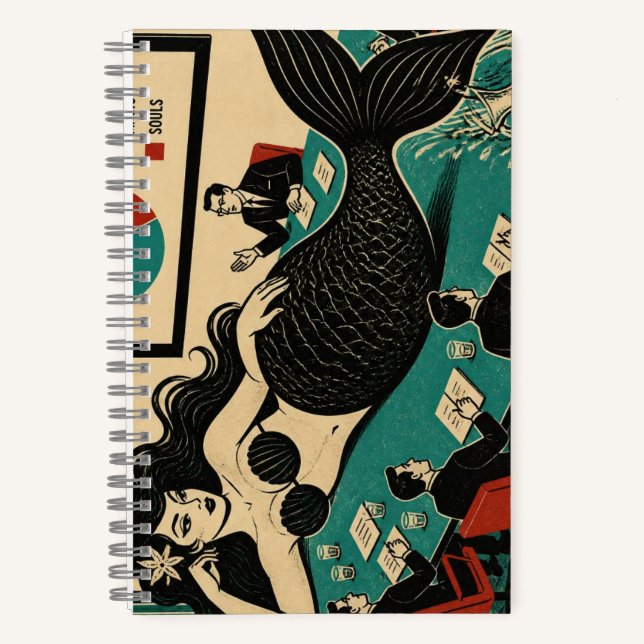 Cuaderno Bruja del Mar de Mitad de Siglo en el Día de Reuni (Anverso)