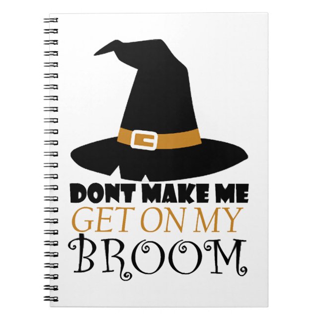 Cuaderno Bruja en Halloween (Frente)